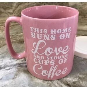 This House Runs On Love, Laughter and Coffee. Extra Large Coffee Mug